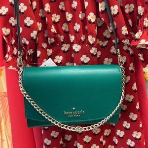 Kate Spade Carson Convertible Crossbody Wintergreen